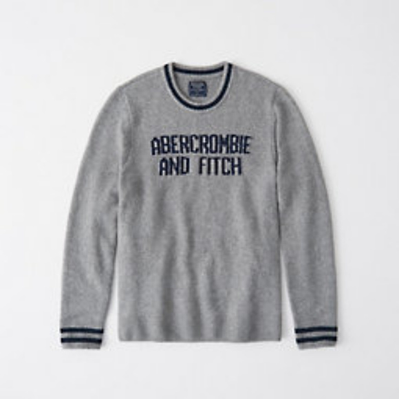 Abercrombie Varsity Intarsia Sweater - Picture 1 of 4